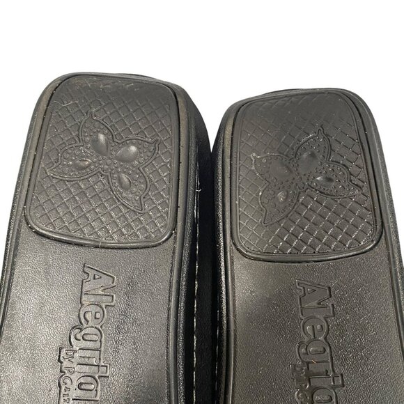 Alegria Classic Croco shoe mules blue women’s size 36 comfort shoe slip on - Picture 11 of 11